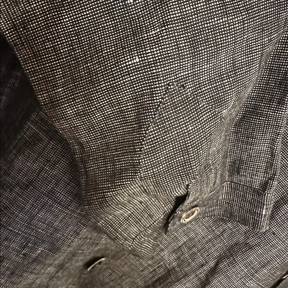 Pure Linen Handmade Coat - Picture 6 of 16